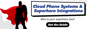 Cloud Phone System & Superhero Integrations graphic